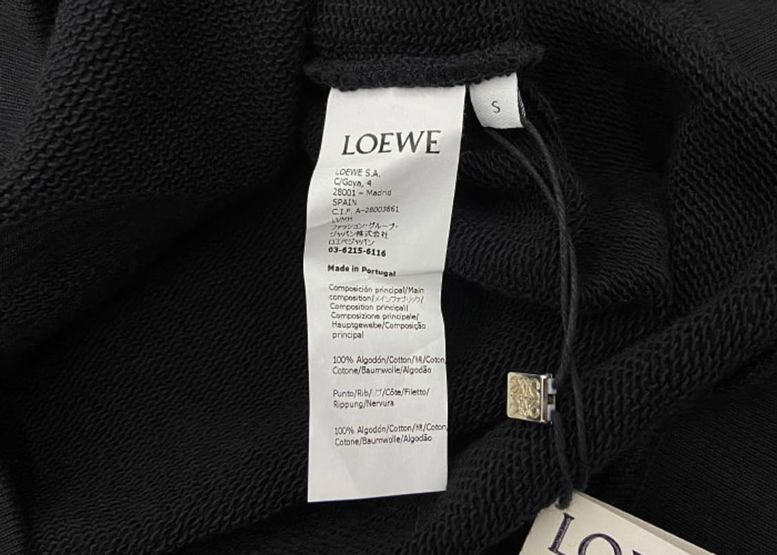 로에베 아나그램 로고 자수 맨투맨 새상품 상품이미지7