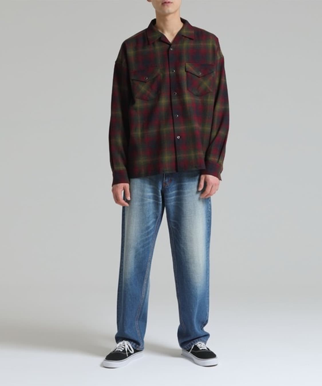 PENDLETON X DELUXE 옴브레 체크 셔츠 상품이미지3