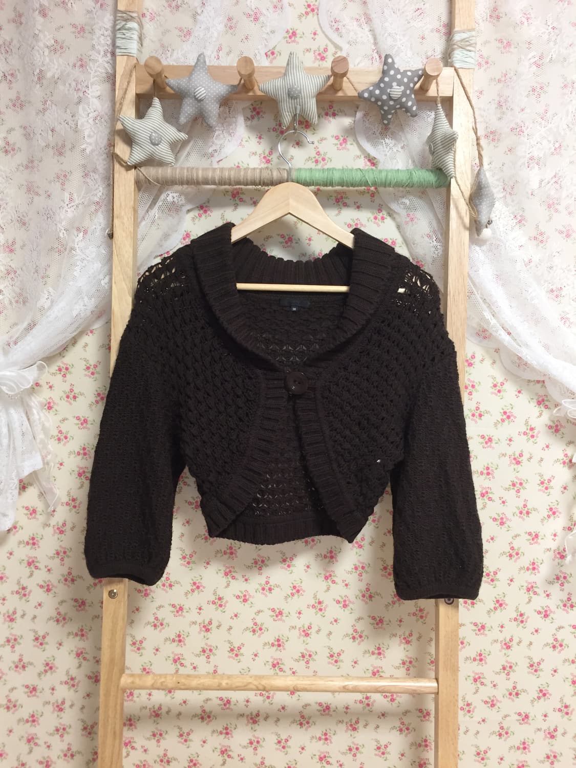 빈티지 모리걸 초코 볼레로 상품이미지1