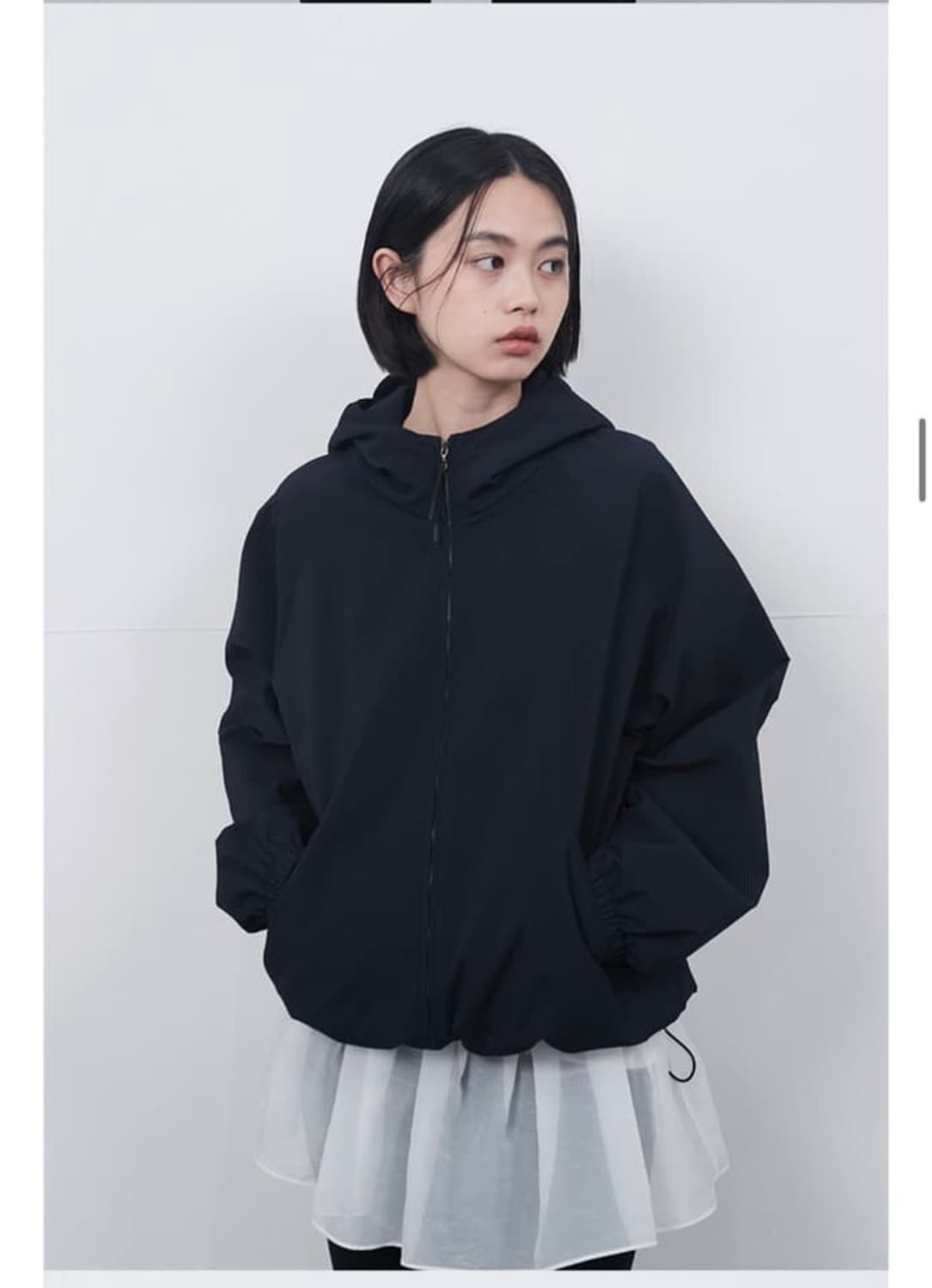 오헤시오 체크 바람막이 상품이미지1