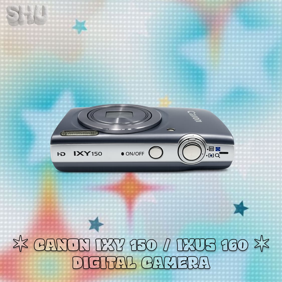 (풀박) 캐논 익시 IXY 150 (익서스 160) 빈티지 디카 차콜 상품이미지5