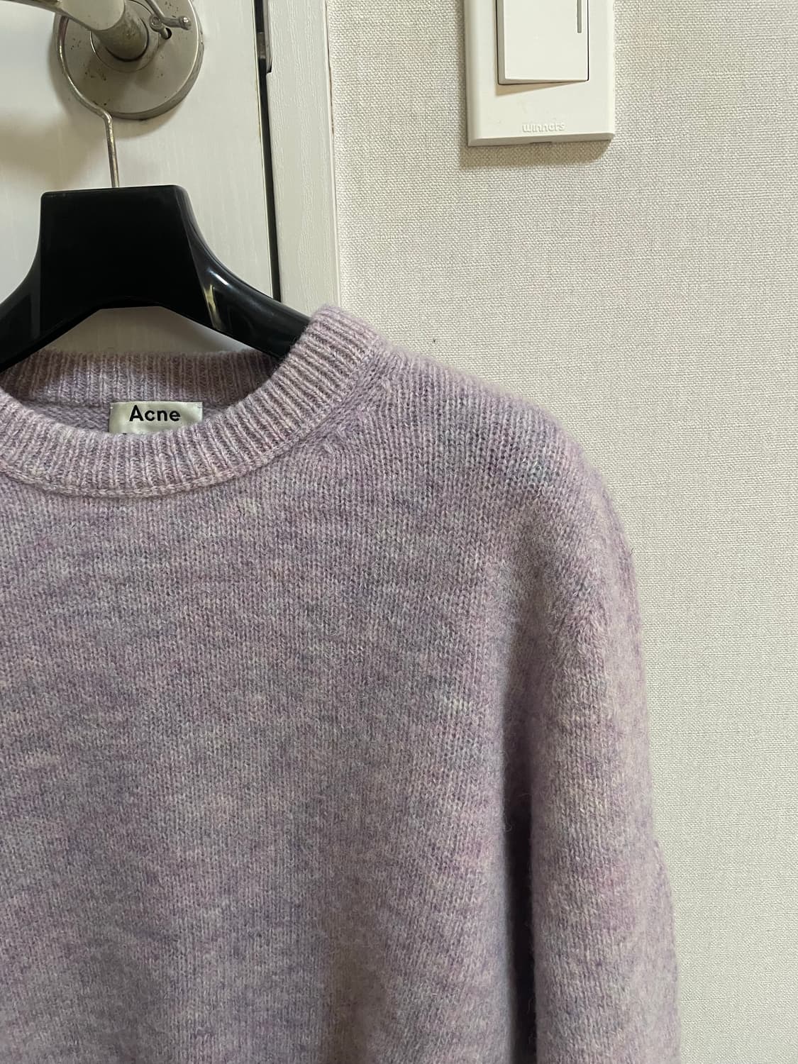  XL) 아크네 스튜디오 카이 니트 핑크 라벤더 아크네 명작 스웨터 상품이미지4