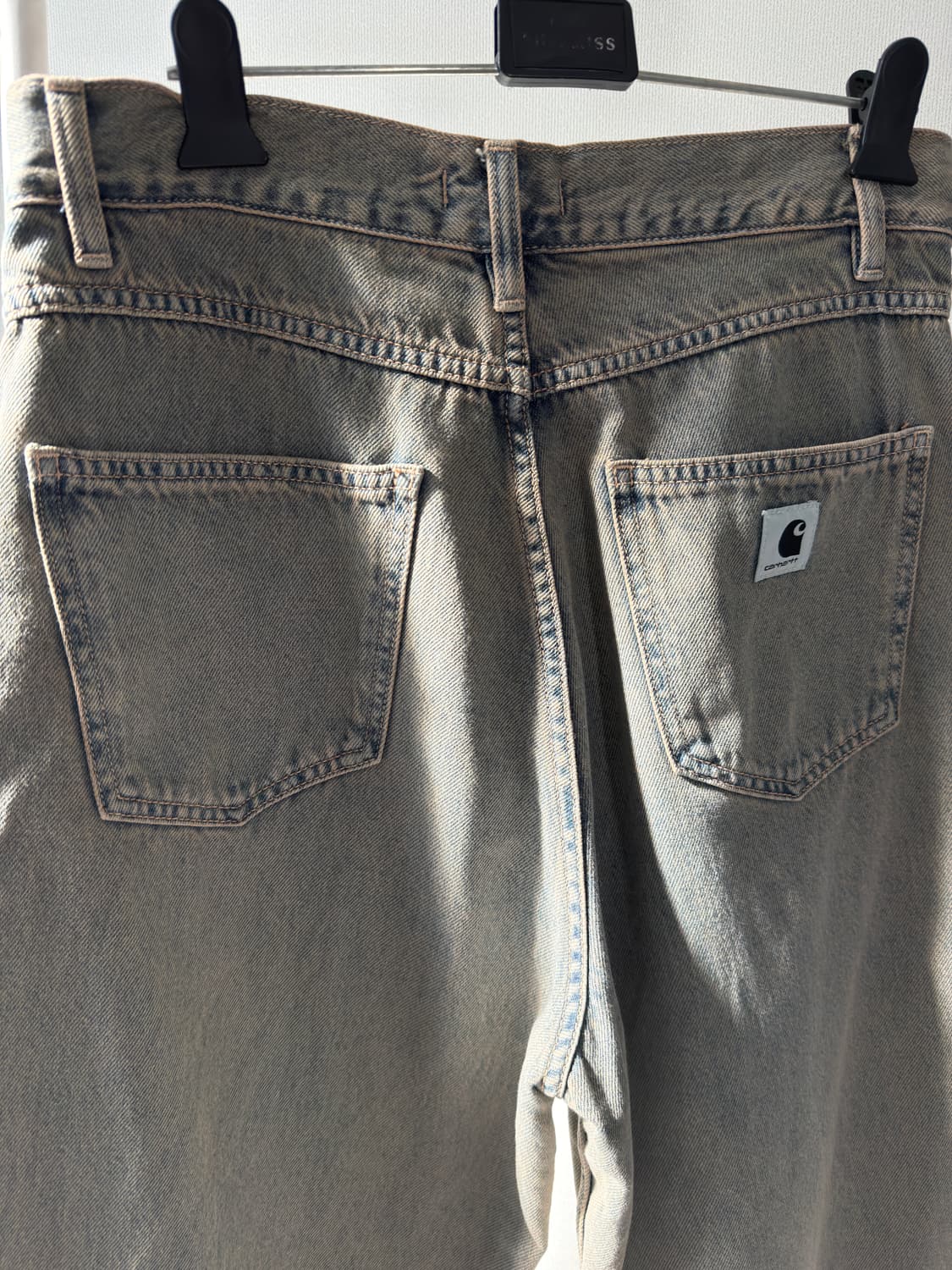 칼하트 W 브랜든 팬츠 스미스타운 블루/레더 가먼트 다이드  / 사이즈  상품이미지7