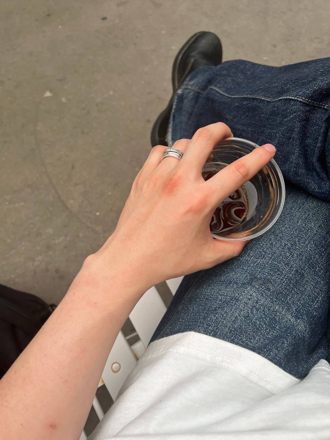 vintage native silver925 open ring 상품이미지4
