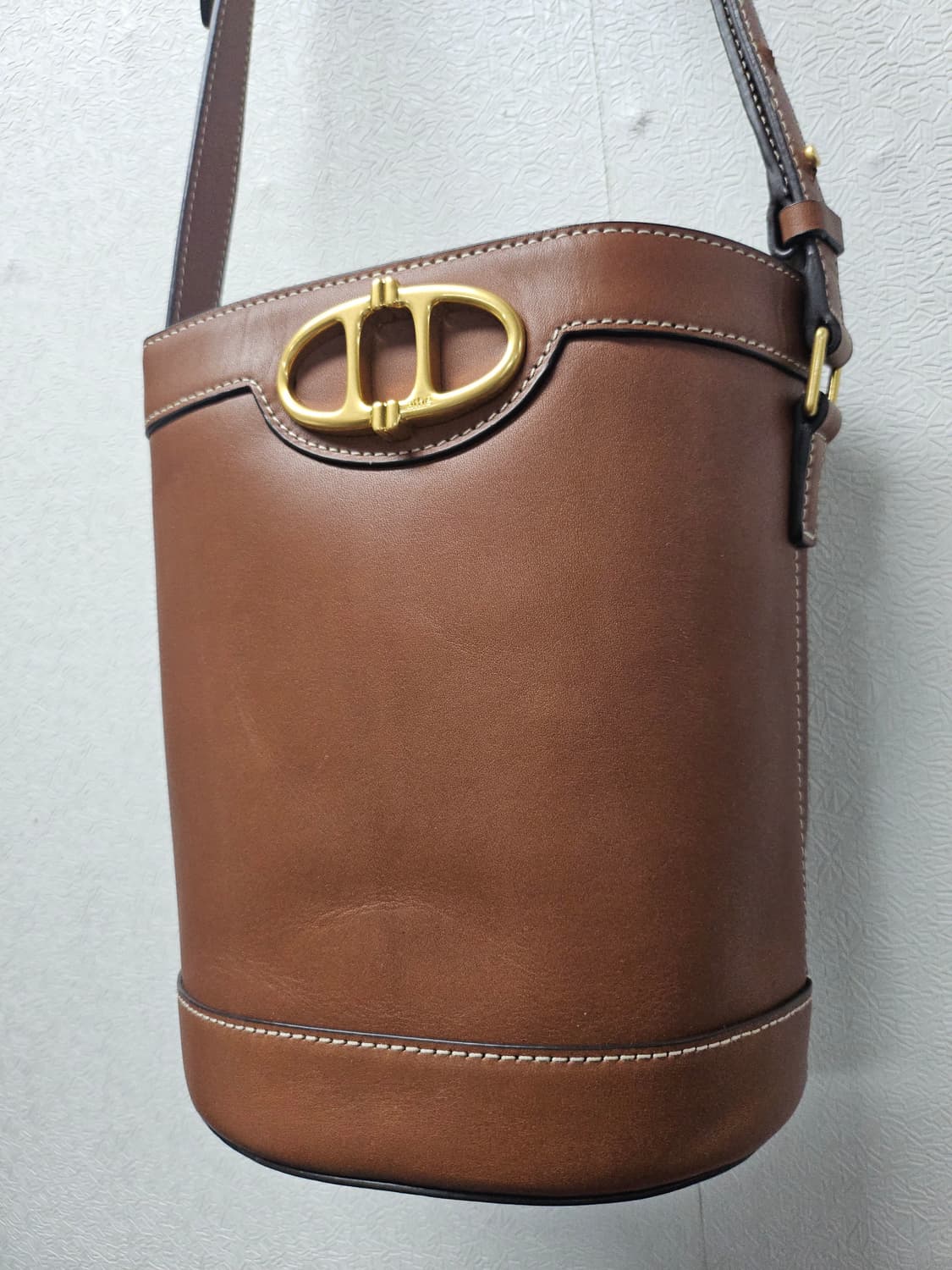 아떼 바네사브루노  브라운 베지터블 레더 버킷백 상품이미지2