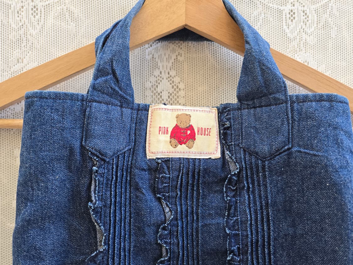 핑크하우스 데님 토드백 상품이미지2