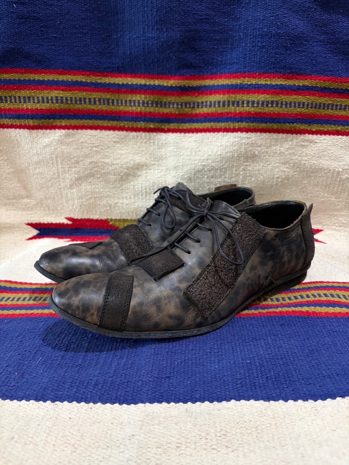 훕데두 그런지 패치워크 다크 카모 부츠 상품이미지1