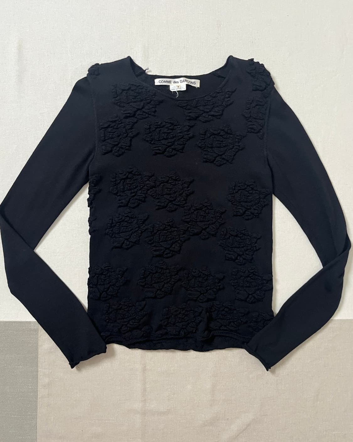 꼼데가르송 20aw 플라워니트 comme des garcons 자가드 상품이미지5