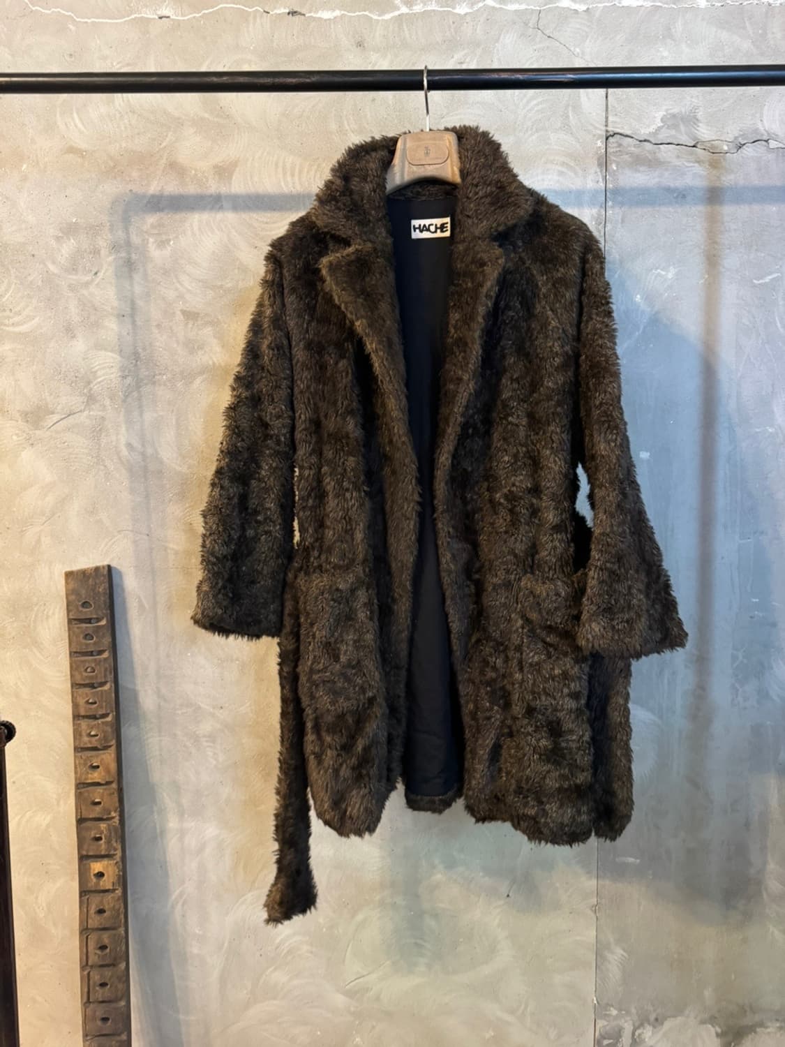 HACHE 아카이브 레더 시어링 코트 55~66 상품이미지8