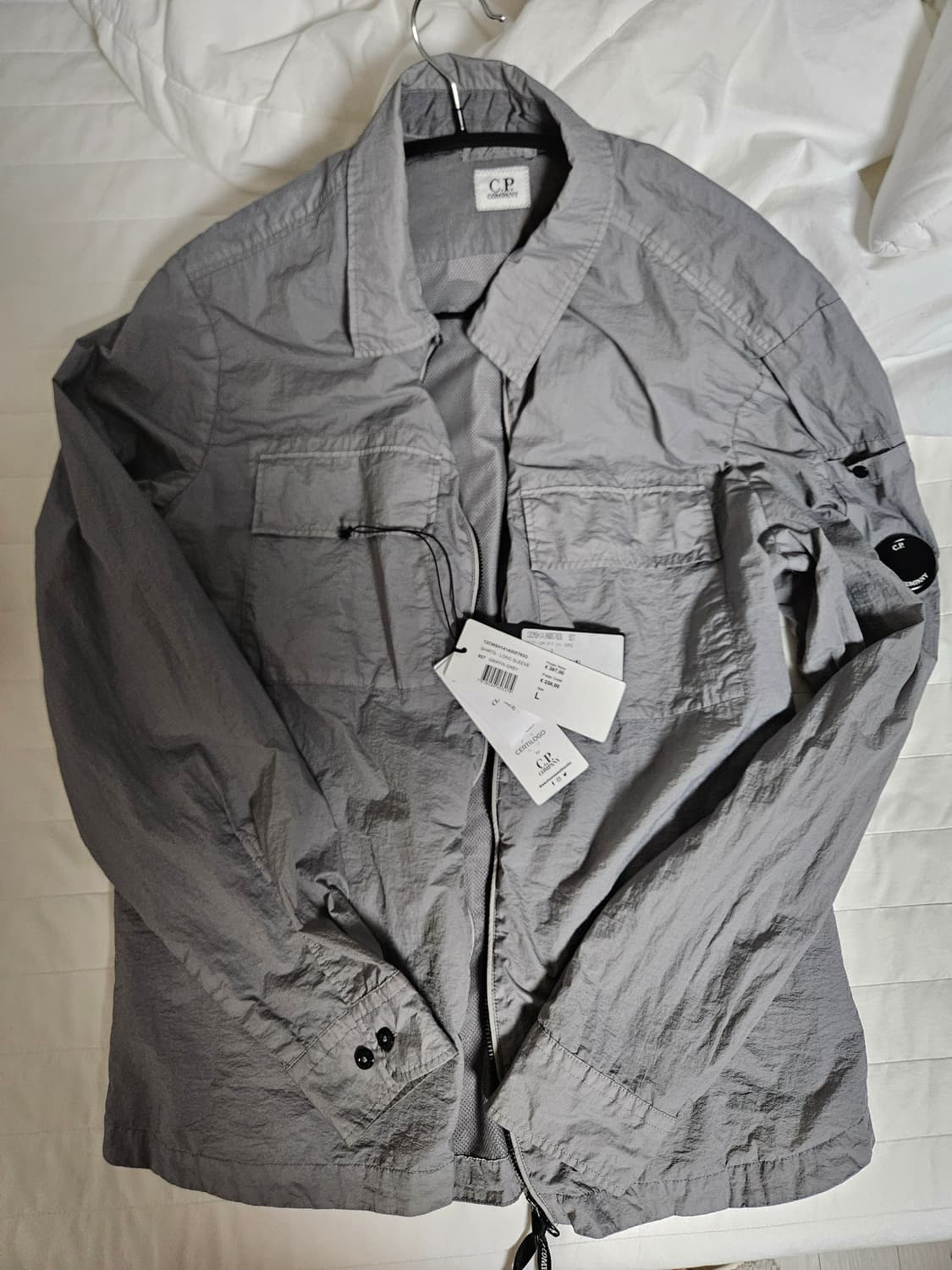 CP컴퍼니 Taylon L 오버셔츠 그레이 L사이즈 상품이미지1