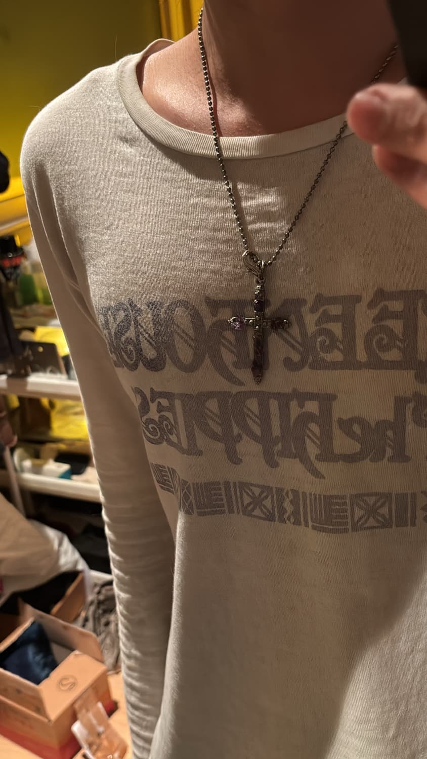 2000‘s Amethyst Cross Necklace  상품이미지2