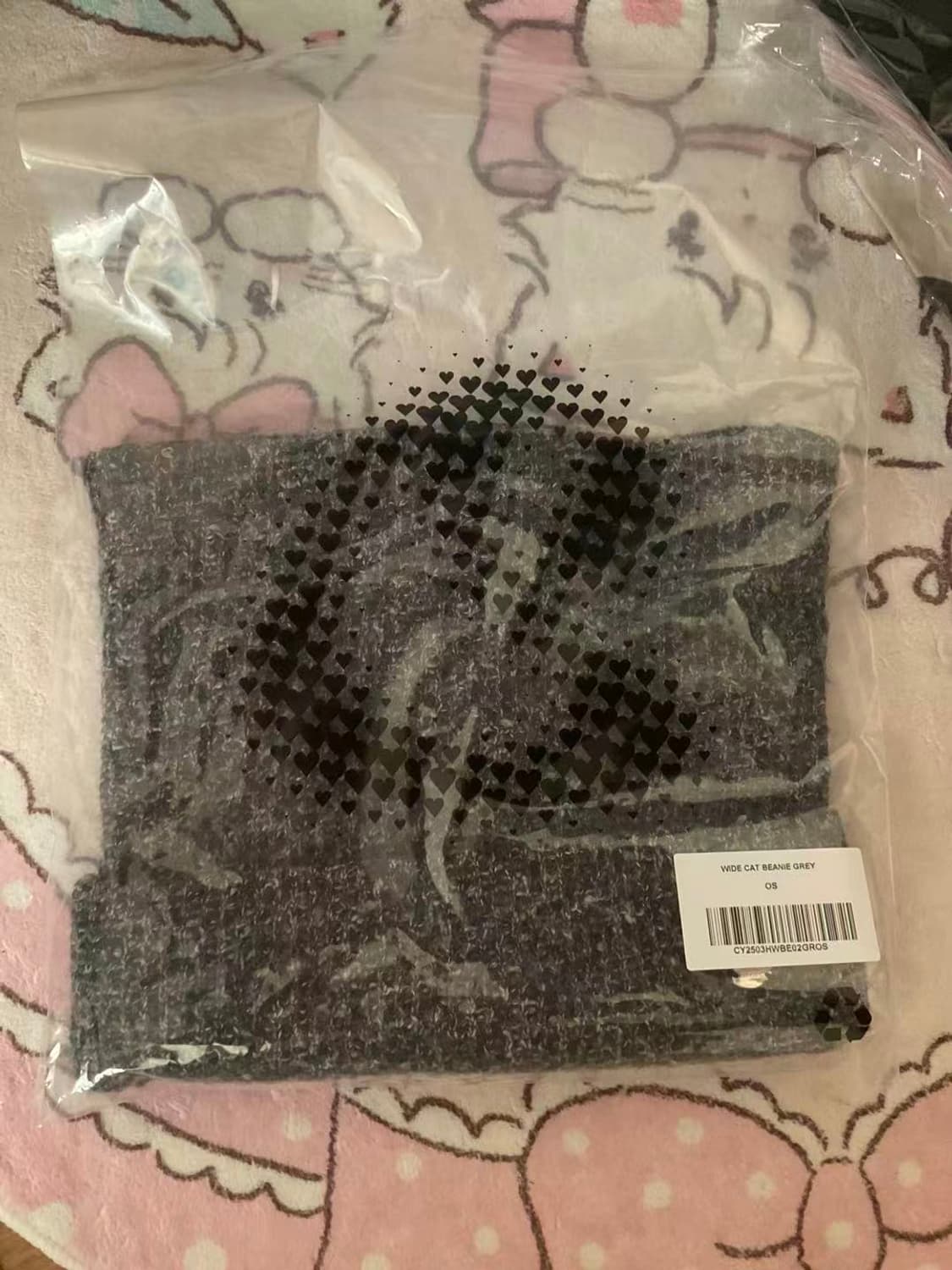 코이세이오 와이드캣 비니 그레이 상품이미지1