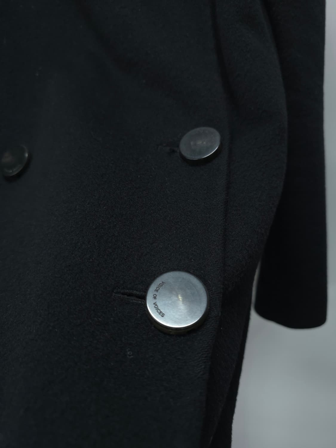 VOV(보브)여성 블랙 하프 울코트 55사이즈 상품이미지9