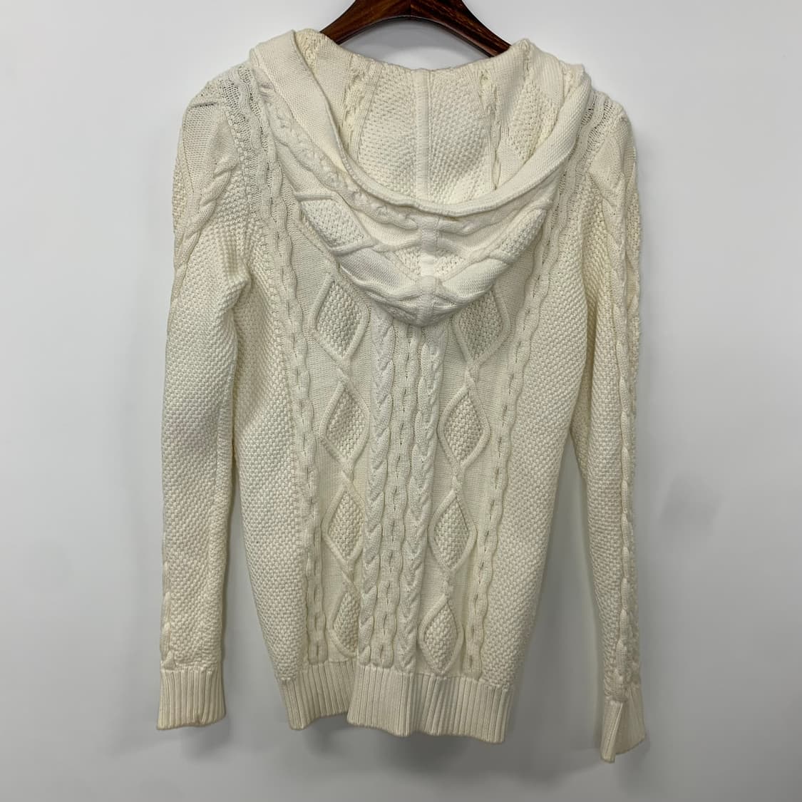 티니위니 케이블 니트 버튼 후드 가디건  상품이미지3