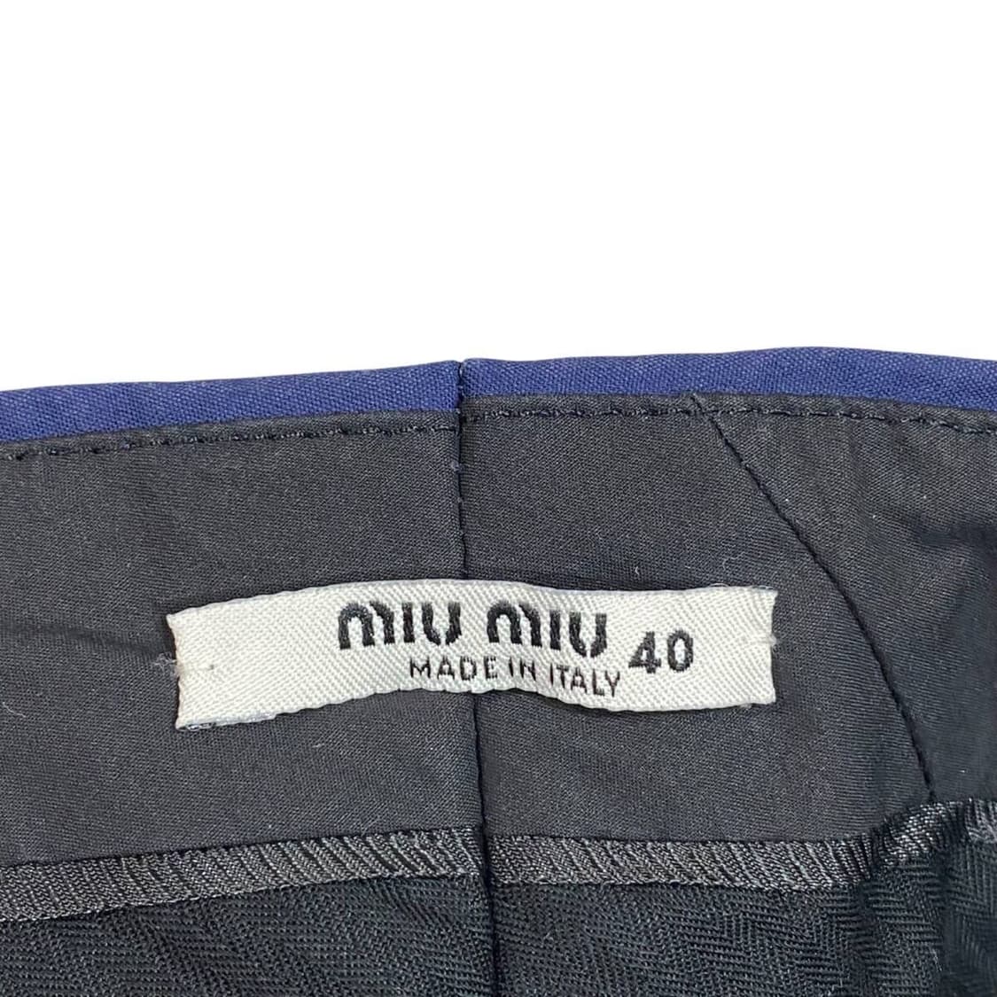 미우미우 코튼 트라우저 상품이미지4