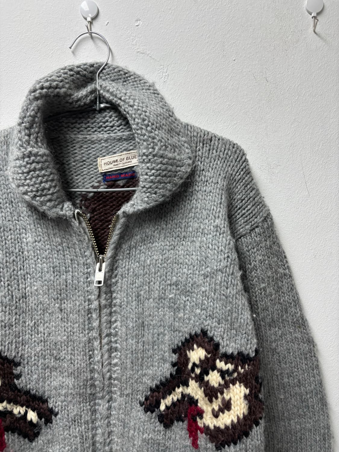“Vintage” Handmade Grey Cowichan 상품이미지7