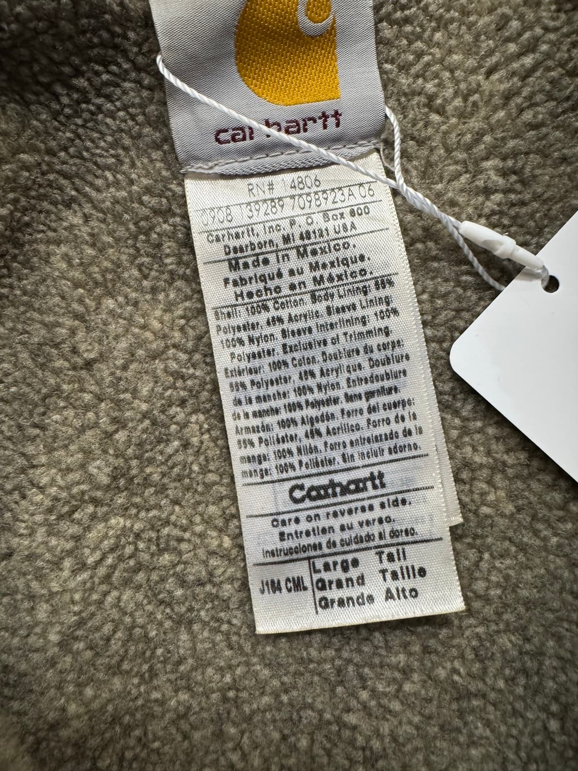칼하트 J164 CML 디트로이트 워크자켓 상품이미지7