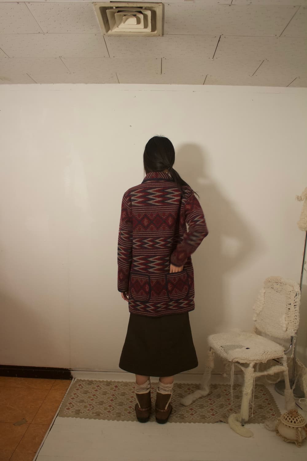 navajo wool coat 상품이미지3