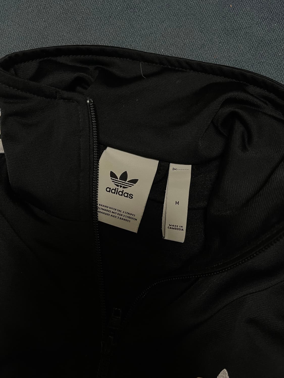 아디다스 블랙 져지 트랙탑 상품이미지3