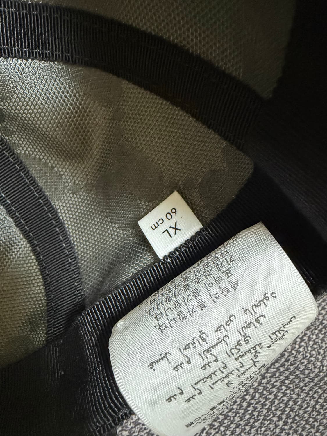 구찌 GG 캔버스 볼캡 블랙/그레이 (미착용 새제품) 상품이미지2