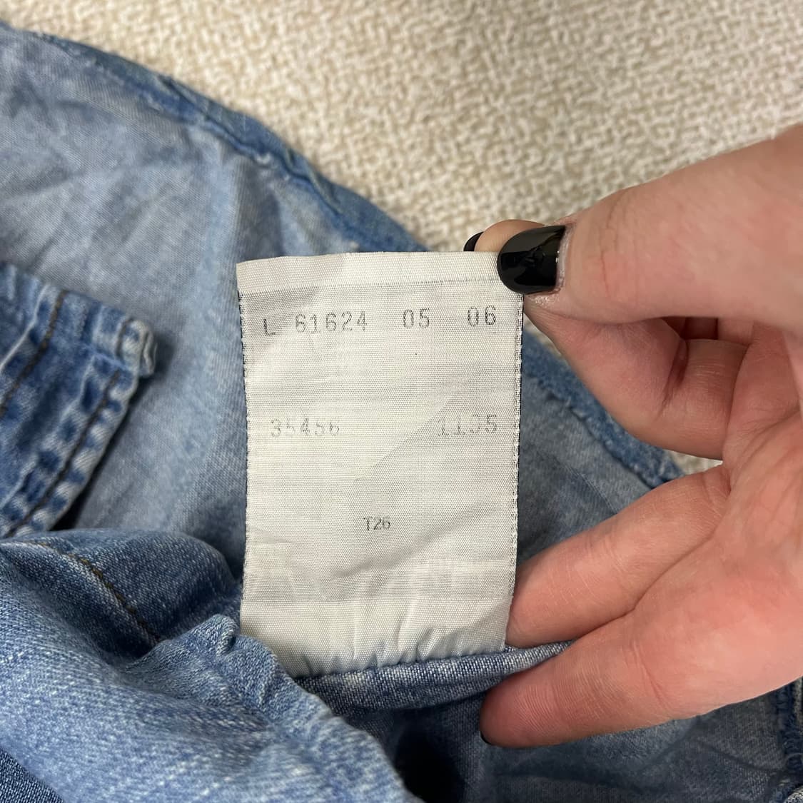 L 리바이스 빈티지 데님 웨스턴 남방 0210M 상품이미지3