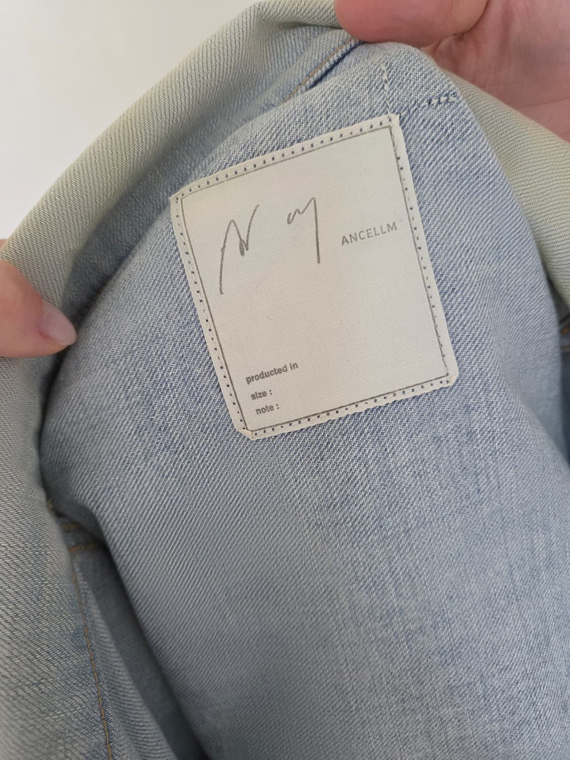 안셀름 데님 자켓 상품이미지2