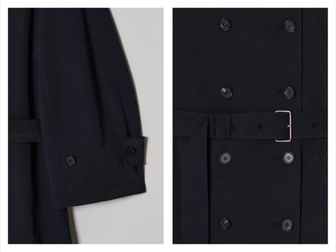 이아 EAAH FONTE TRENCH COAT (NAVY) S사이즈 상품이미지6