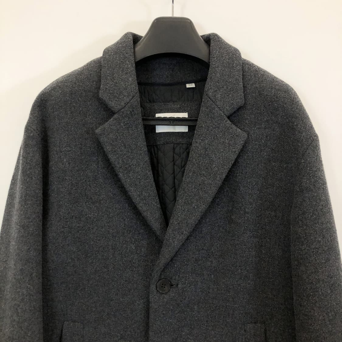 라코스테 누빔 그레이 울 코트 100 사이즈  상품이미지2