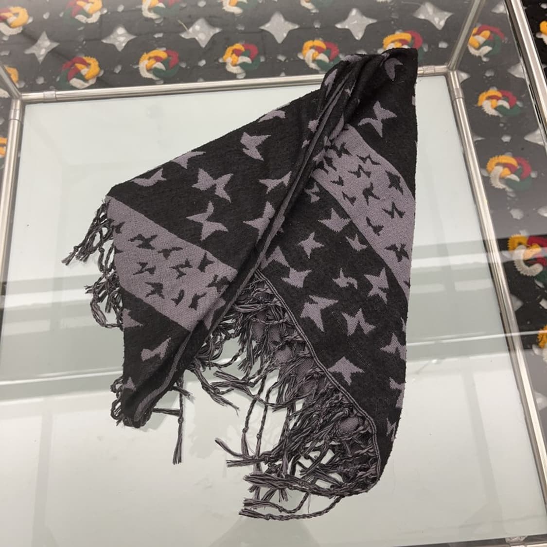 빈티지 Y2K 스트릿 히피 케이프 숄 머플러 C08037 상품이미지3