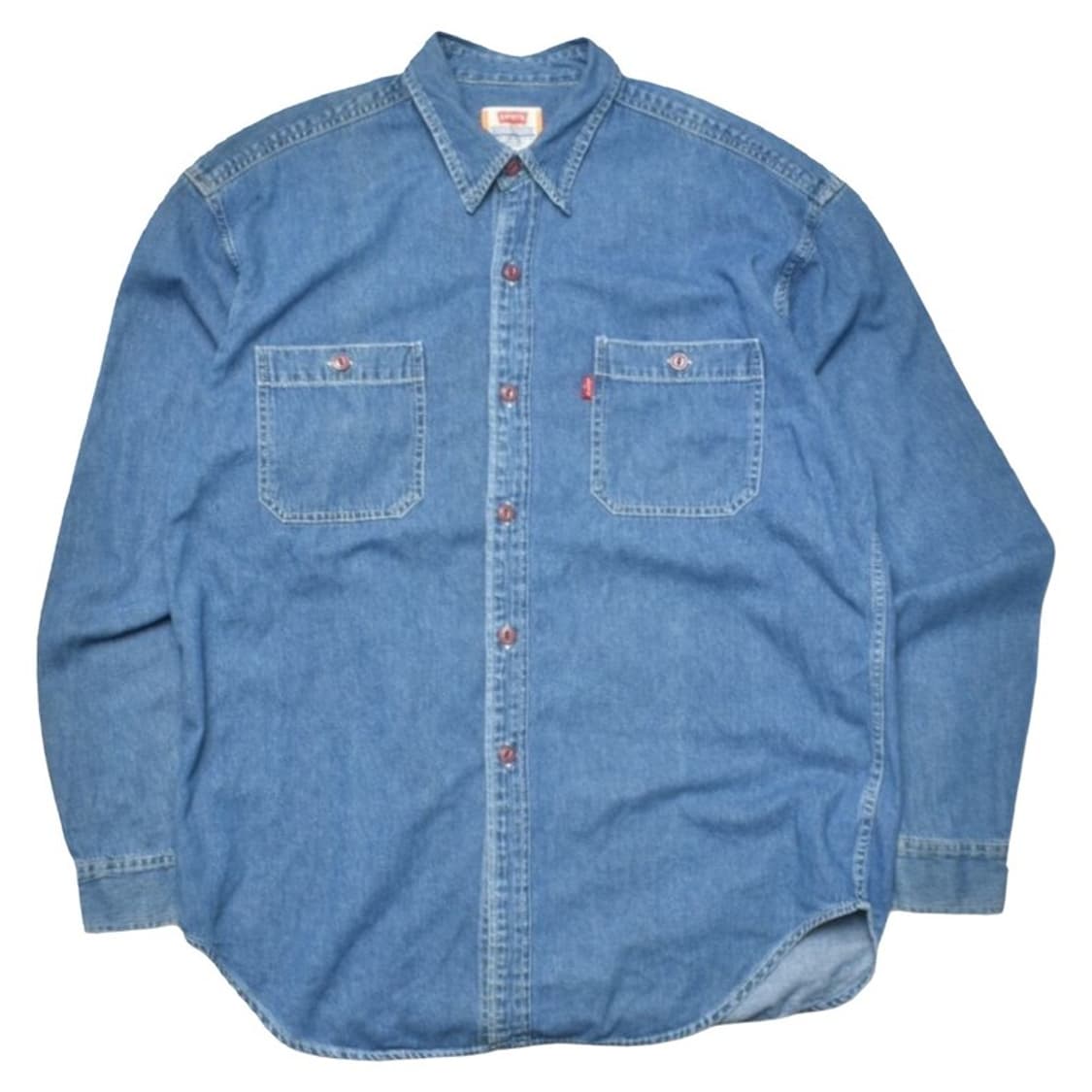 90S 리바이스 데님셔츠 청남방 XL N0913 상품이미지1