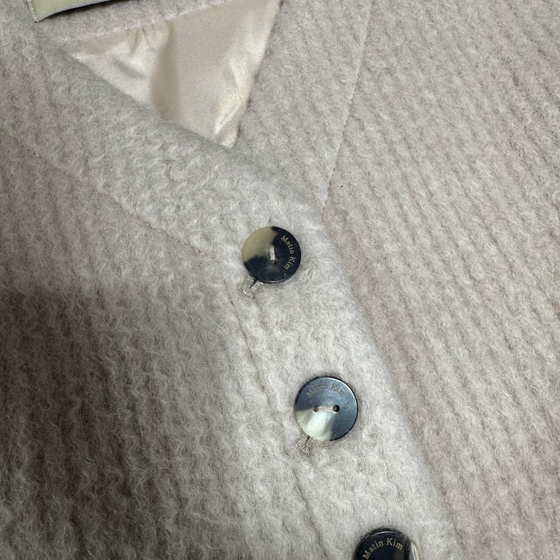 마땡킴 볼륨 가디건 울자켓 프리사이즈  상품이미지3