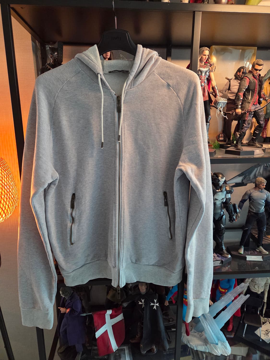 알랙산더 맥퀸 그레이 후드집업 L 상품이미지1