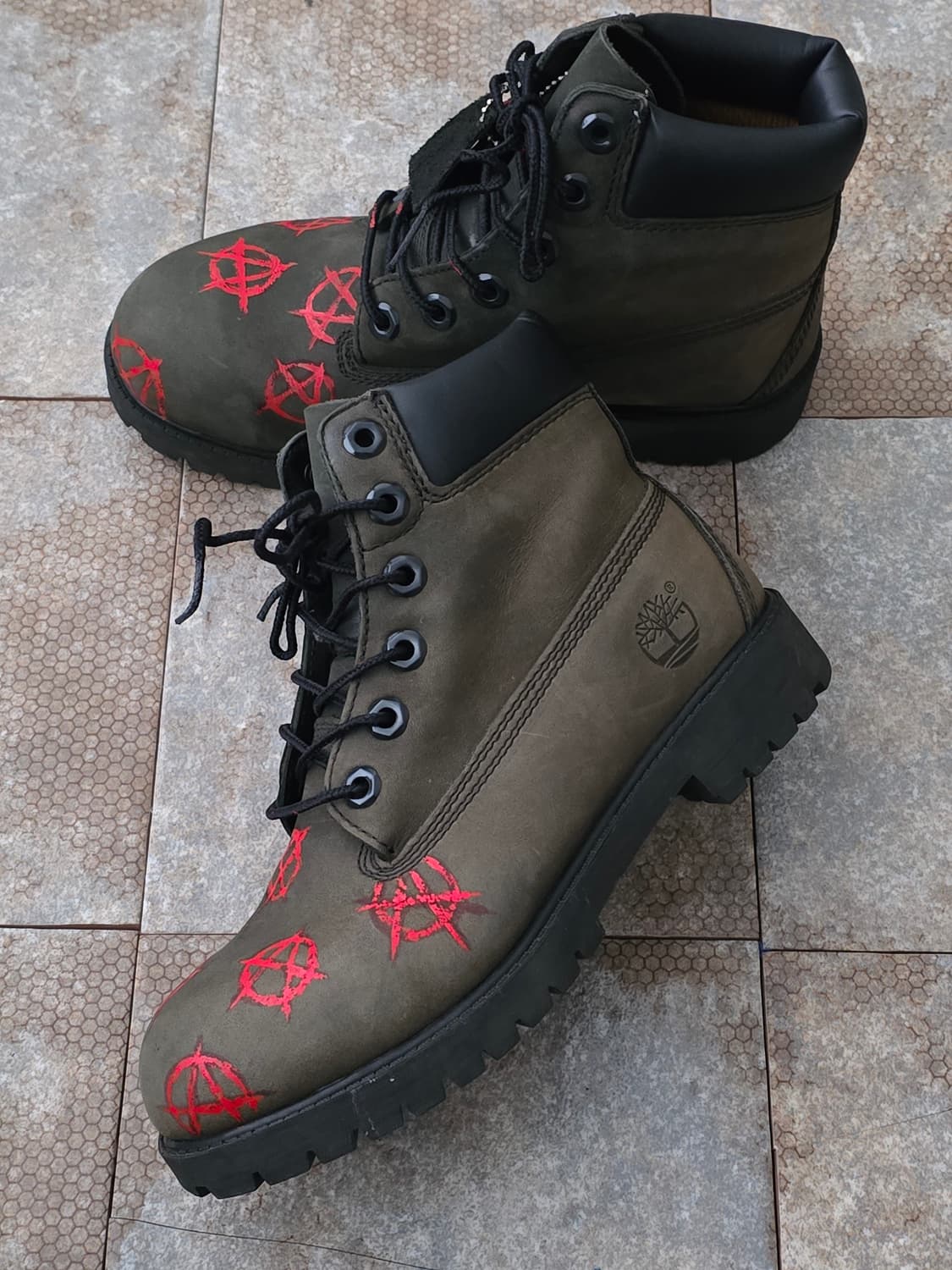 (225)팀버랜드 6인치 프리미엄 카키 워커 부츠 상품이미지3