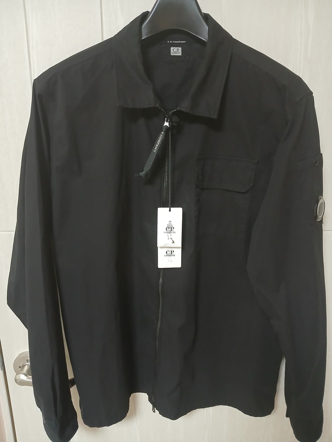 CP컴퍼니 오가닉 오버셔츠 블랙 XL 새상품 상품이미지1