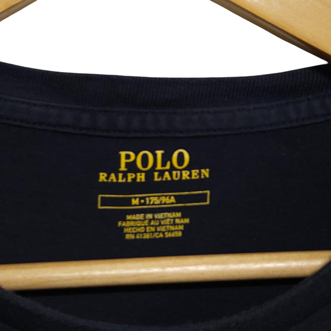 100)POLO 폴로 라운드 반팔티 네이비 상품이미지3