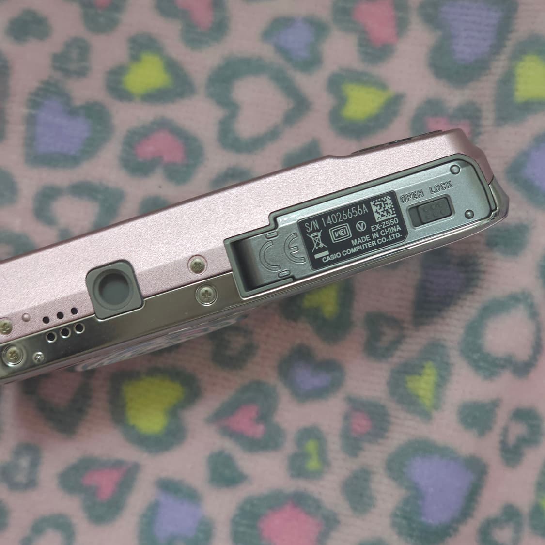 작례O)카시오 엑슬림 EX-Z550 핑크 차정원 디카 상품이미지3