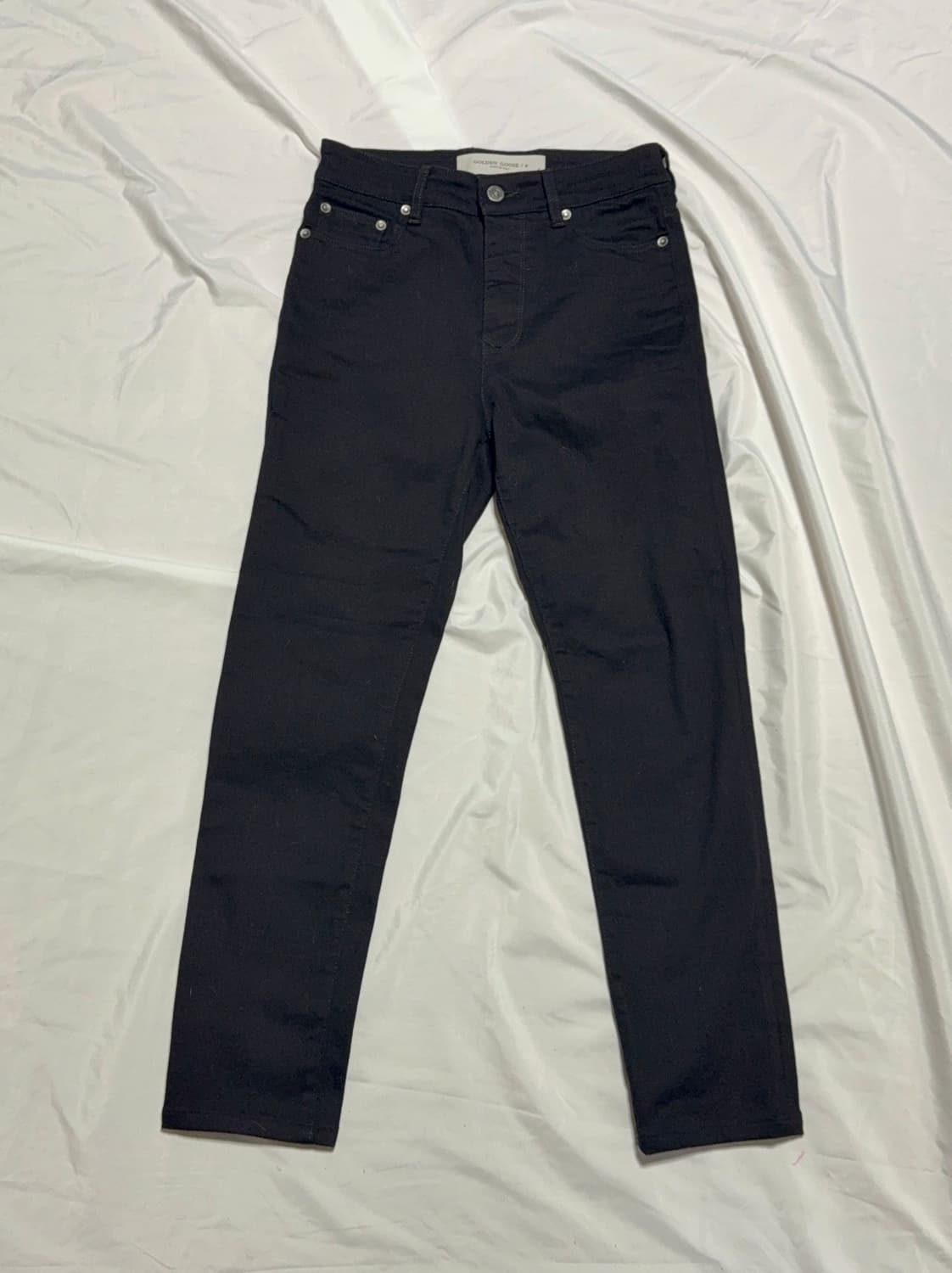[28] 21FW 골든구스 블랙 데님 팬츠 상품이미지1