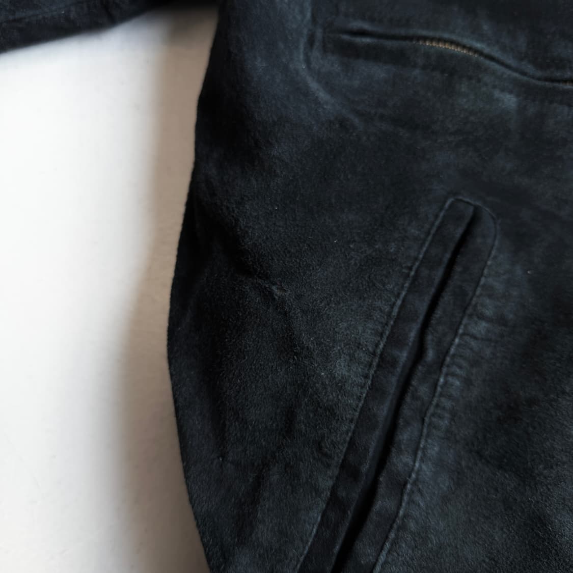 리얼레더 90s 빈티지 스웨이드 봄버 레더 가죽자켓 상품이미지7