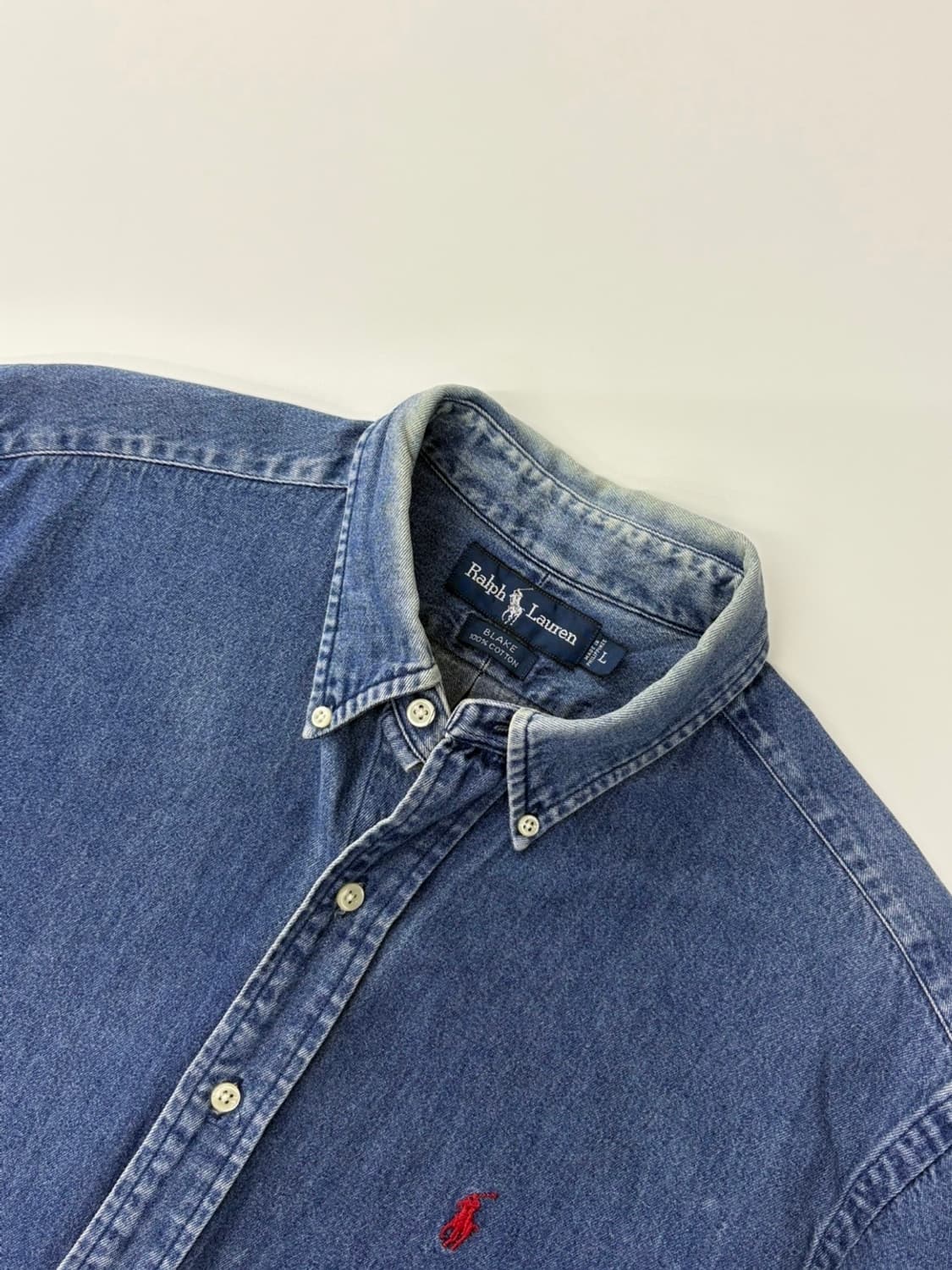 Polo 폴로 랄프로렌 90‘s 블레이크 데님 셔츠 상품이미지3