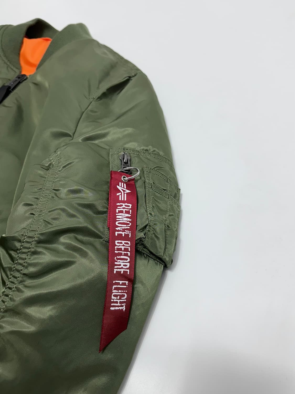 알파인더스트리 ma-1 리버서블 항공점퍼 블루종 자켓 상품이미지5