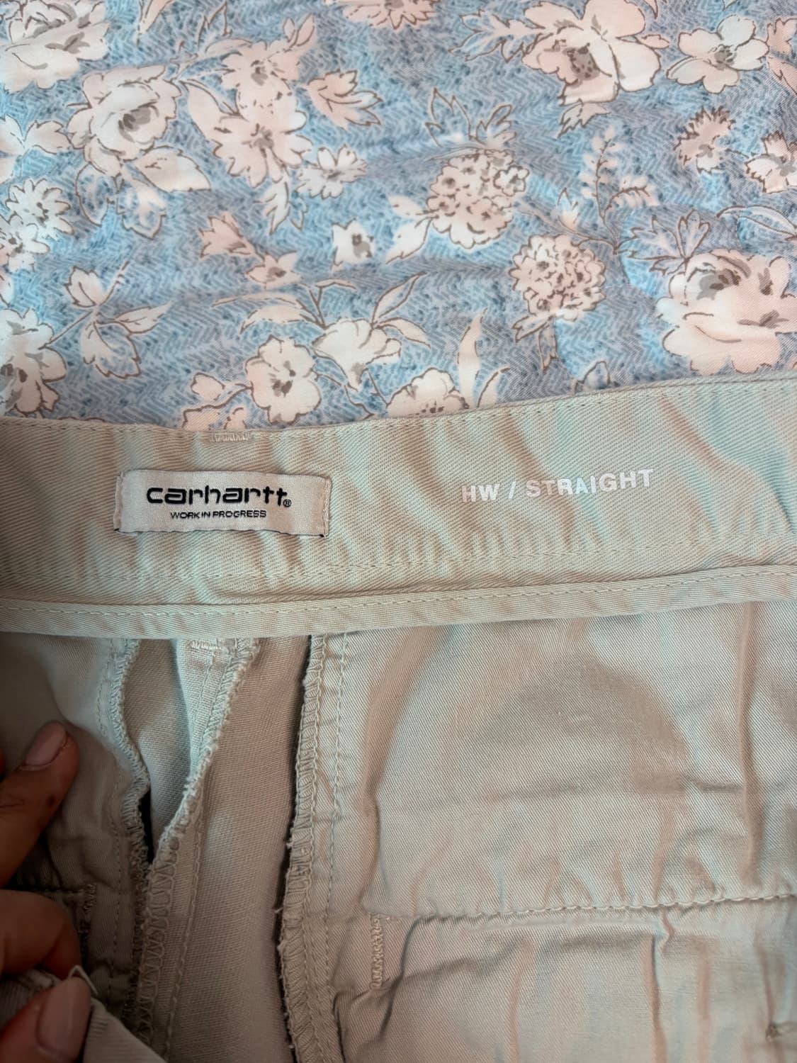 칼하트 wip 여성 그레이 카라 슬랙스 31 상품이미지5