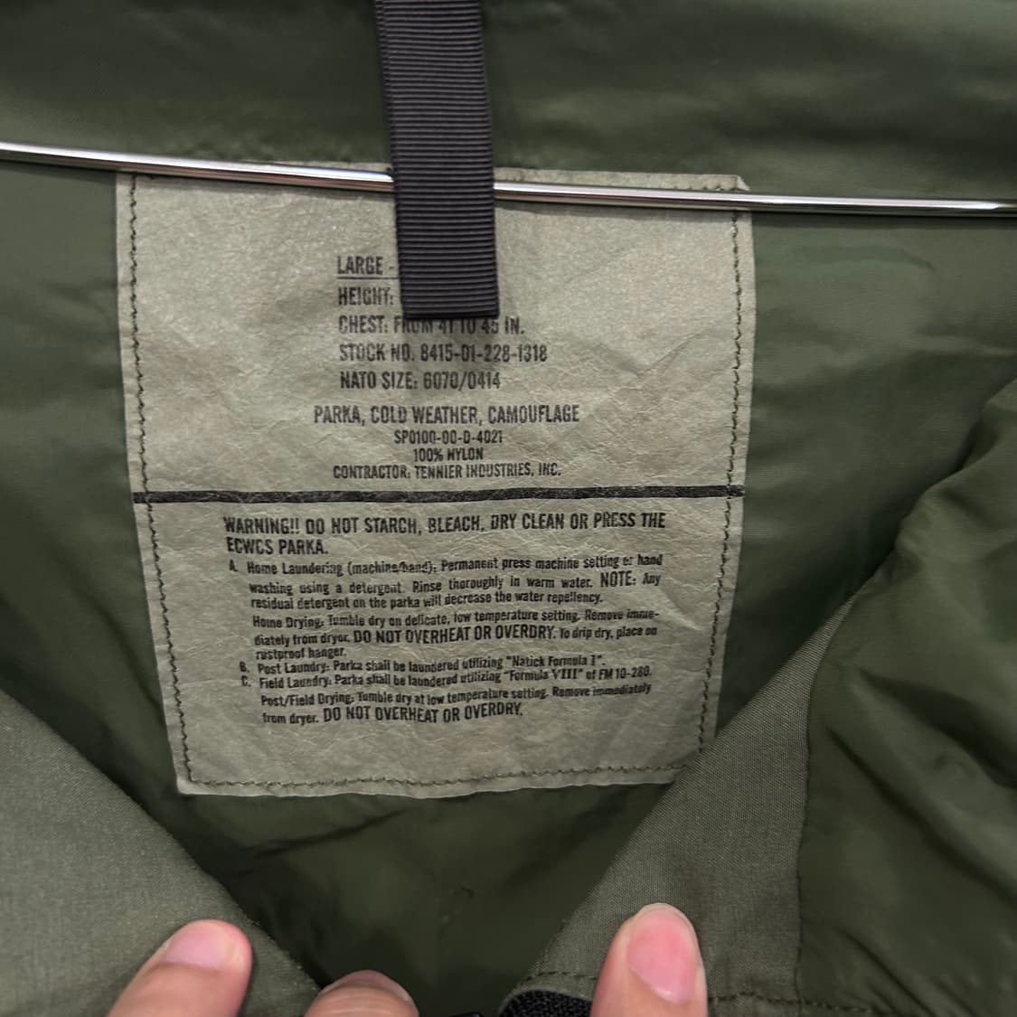 US ARMY 미군 고어텍스 유틸리티 전투 야상 자켓 상품이미지3