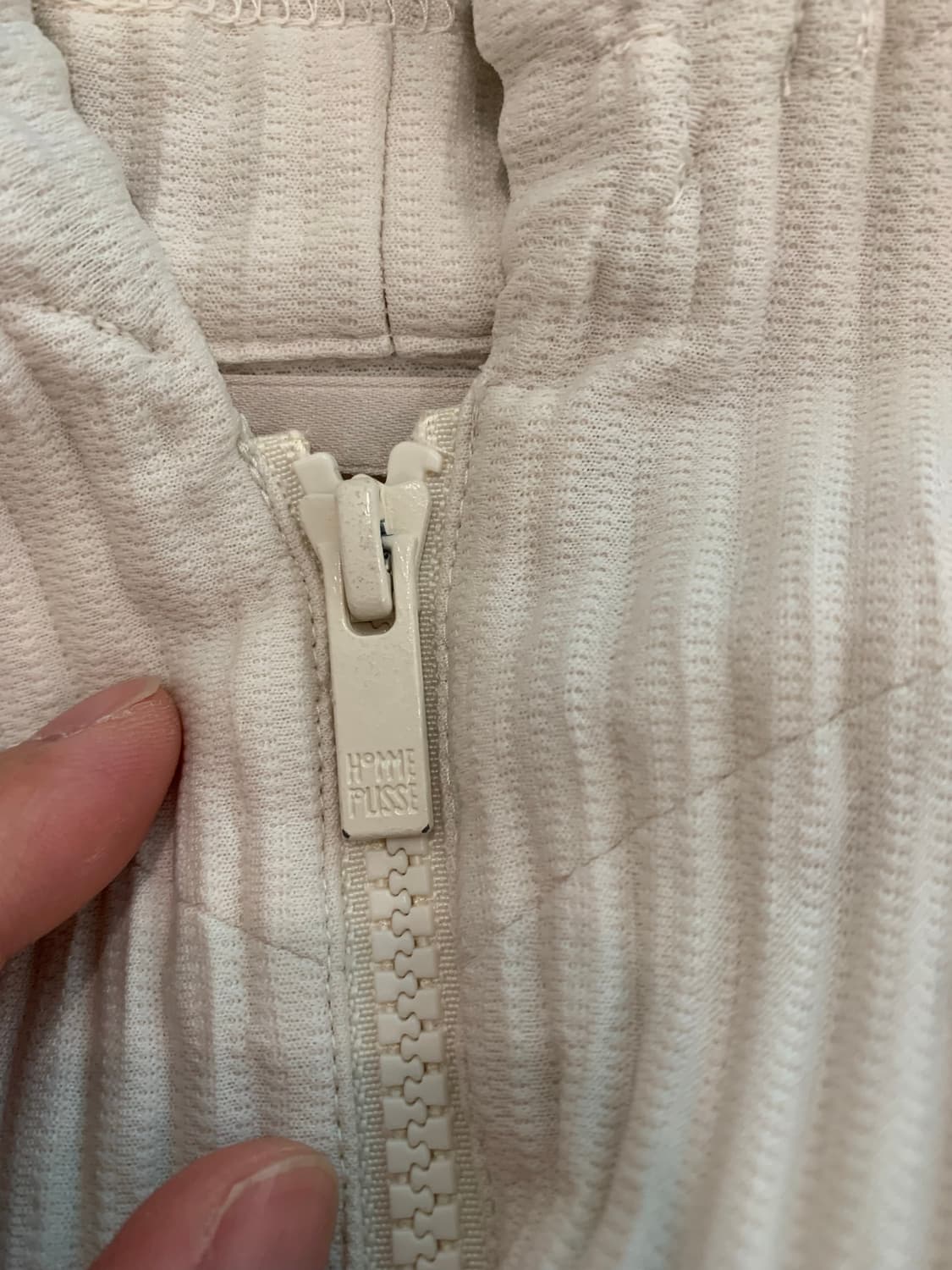 옴므플리세 후드집업 아이보리 2 jl114 상품이미지4