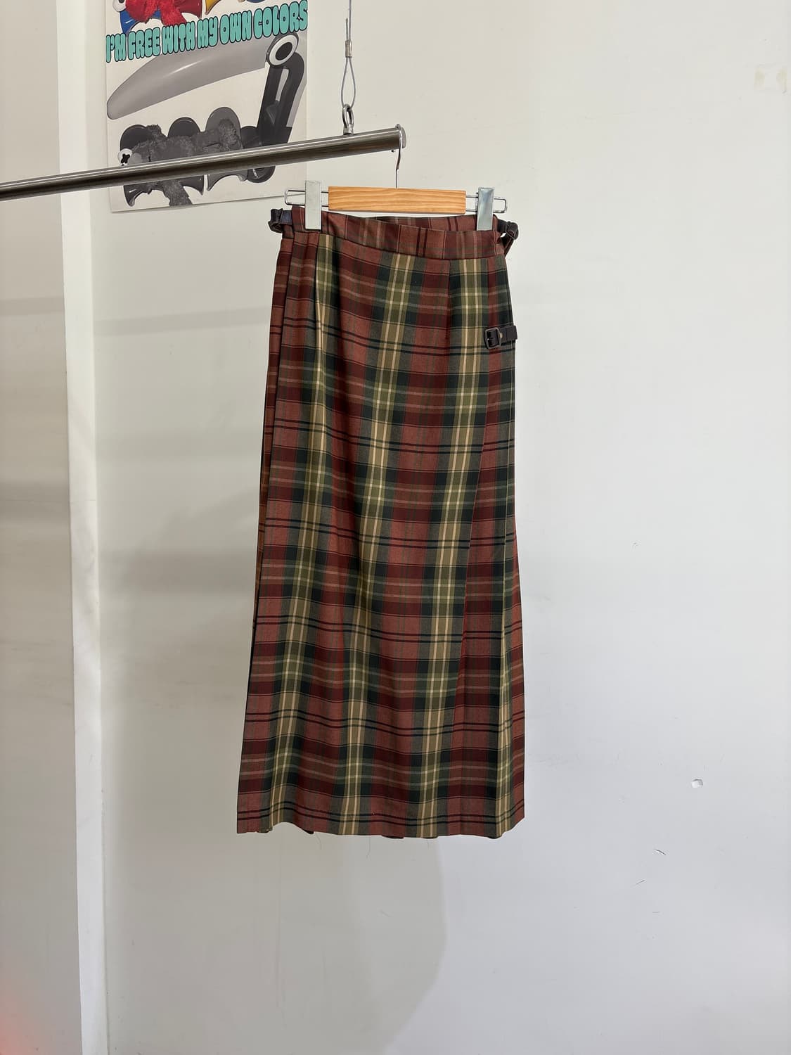 LAURA ASHLEY (Made in Japan) 체크스커트 상품이미지5