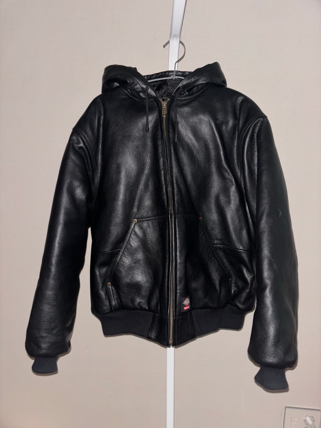 슈프림 디키즈 레더 자켓 s 상품이미지2