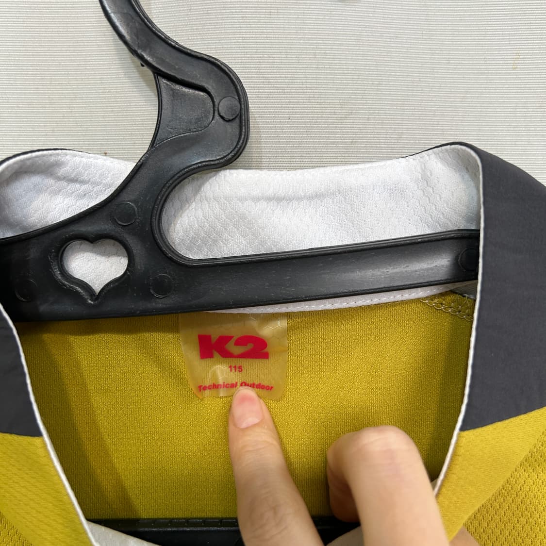 K2 남성 반집업 티셔츠 115 빅사이즈 상품이미지2