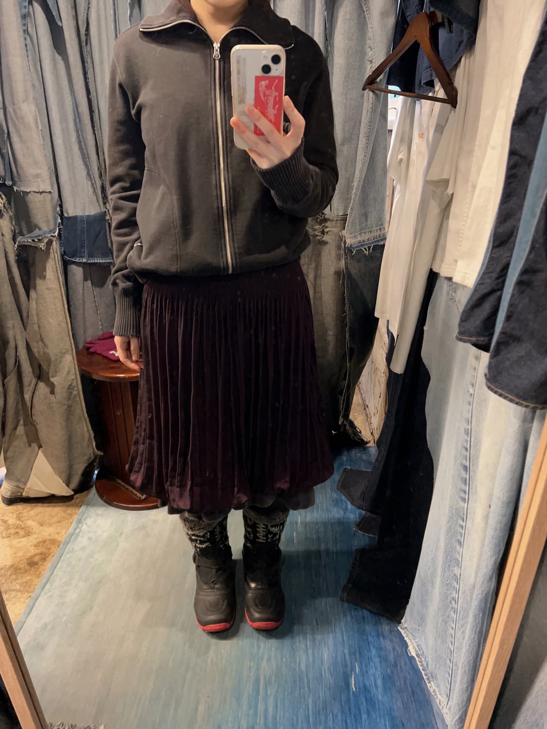 26-28inch ) JPN Pleated Balloon Skirt 상품이미지6