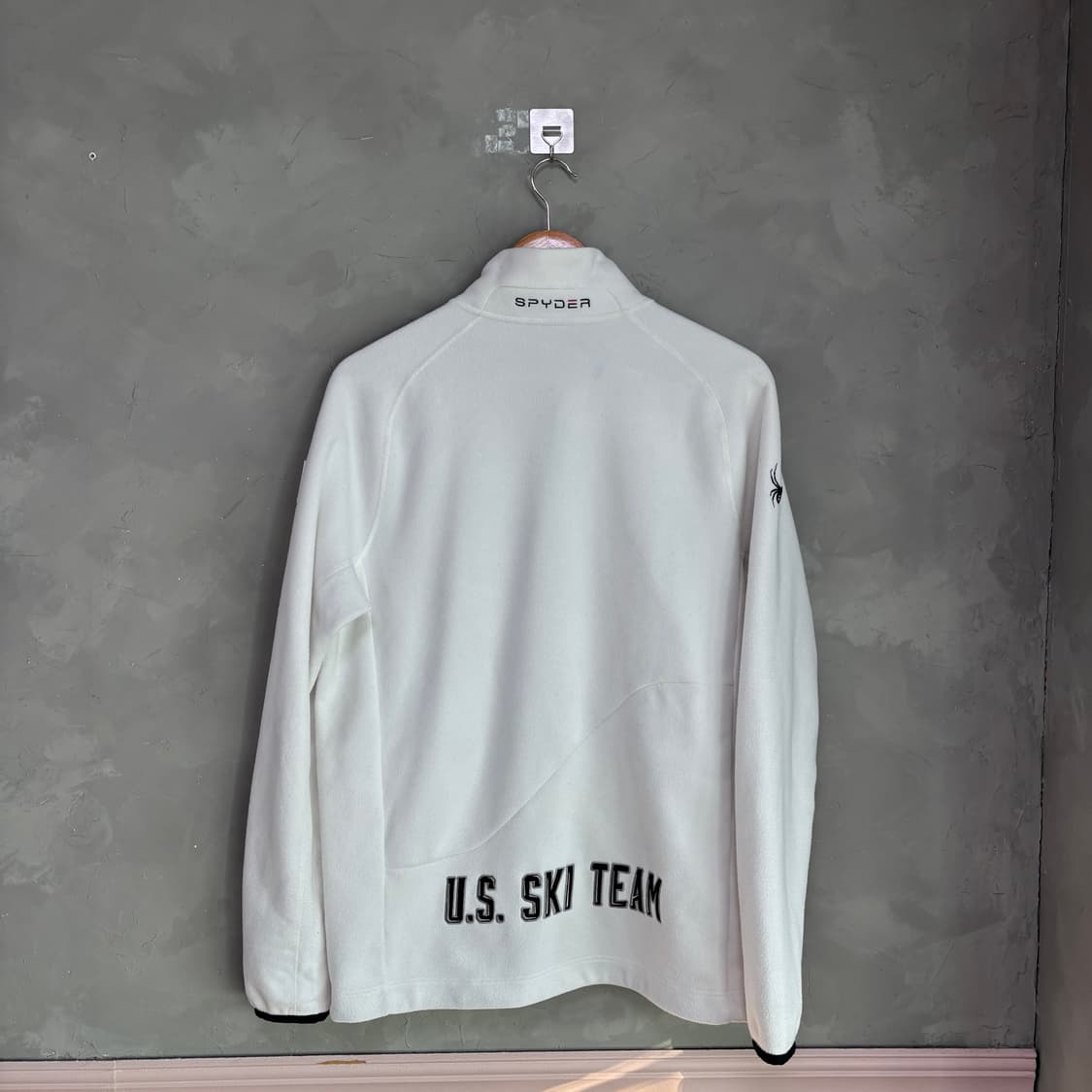 스파이더 아우디 US 스키팀 플리스 화이트 상품이미지4