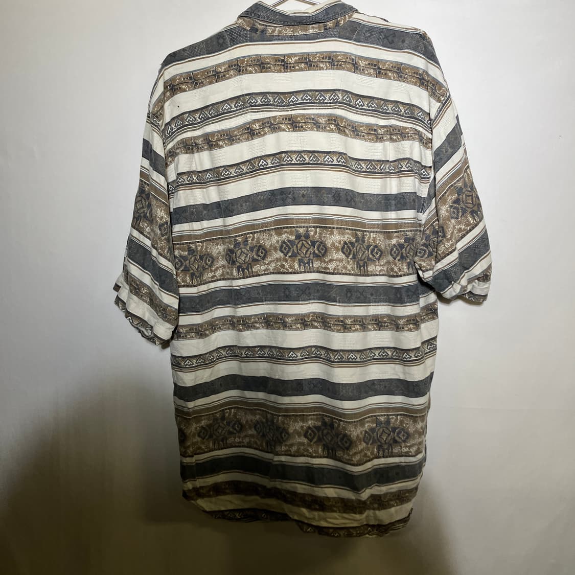 2XL)VTG 패턴 체크 반팔 셔츠 체크셔츠 상품이미지6