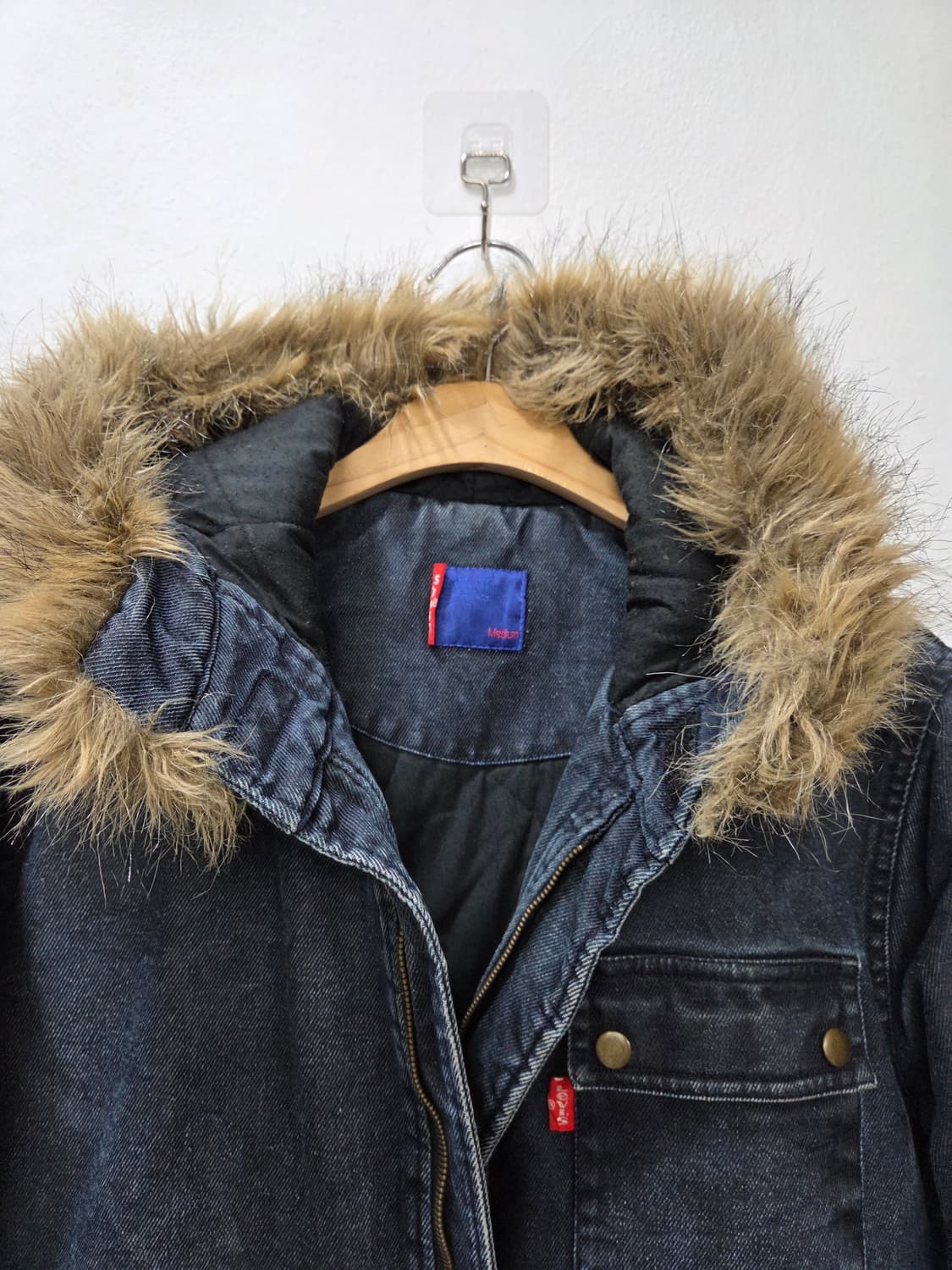 리바이스 데님 후드 야상 점퍼 쟈켓 상품이미지5